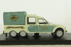 Citroen 2CV Acadiane 6 roues bachee, Hachette 1:43