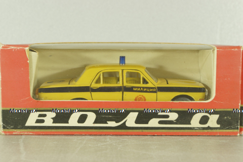 Газ-24 Волга, милиция, июнь 86г., Тантал/Радон 1:43