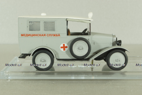 АМО-Ф-15 медицинский, серый, Model43 1:43