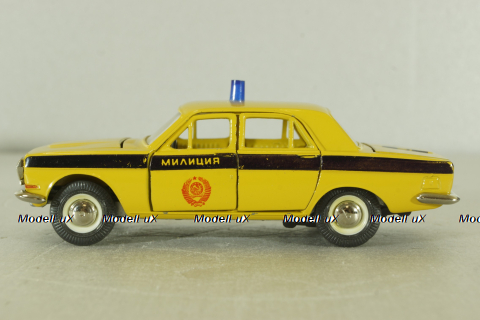 Газ-24 Волга, милиция, июнь 86г., Тантал/Радон 1:43