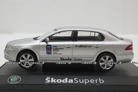 Skoda Superb B6, Ice Hockey Championship, Canada 2008, 143ABX010LAB, Abrex 1:43