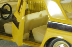 Газ-24 Волга Такси, желтая, октябрь 2003г., Агат 1:43