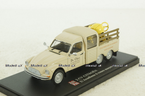 Citroen 2CV Acadiane 6 roues du macon (2000), Hachette 1:43