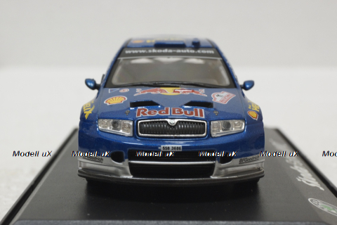 Skoda Fabia WRC Evo II, Turkey 2006, Red Bull №11 Harri Rovanpera, 143XAB601TB, Abrex 1:43