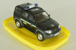 Уаз-3163 "Патриот" Беркут, черный, Model43 1:43