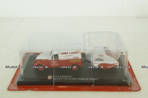 Citroen 2CV Fourgonnette du Grand Cirque de France, Hachette 1:43