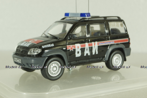 Уаз-3163 "Патриот" ВАИ, черный, Model43 1:43
