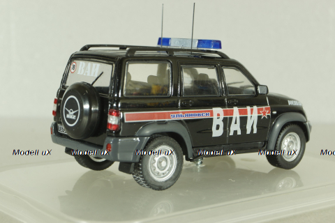 Уаз-3163 "Патриот" ВАИ, черный, Model43 1:43