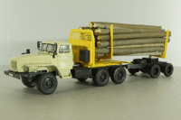 УрАЛ-44202-0311-31 (двигатель ЯМЗ 238) 6х6, лесовоз, конверсия 1:43