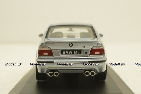 BMW M5 (E39) 2000 silver blue metallic, 4310503, Solido 1:43