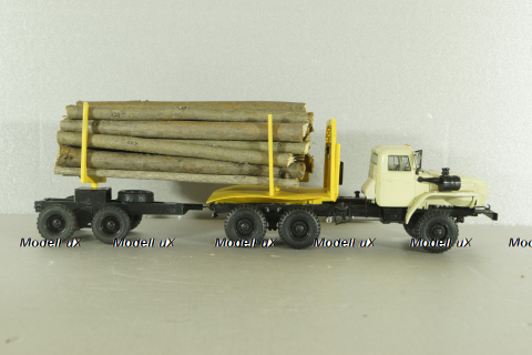 УрАЛ-44202-0311-31 (двигатель ЯМЗ 238) 6х6, лесовоз, конверсия 1:43