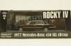 Mercedes 450 SEL (W116) 1977 Movie Rocky IV (1985) black, 86640, Greenlight 1:43