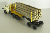 УрАЛ-44202-0311-31 (двигатель ЯМЗ 238) 6х6, лесовоз, конверсия 1:43