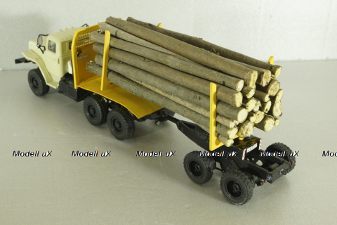 УрАЛ-44202-0311-31 (двигатель ЯМЗ 238) 6х6, лесовоз, конверсия 1:43