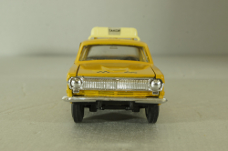 Газ-24 Волга Такси, желтая, октябрь 2003г., Агат 1:43