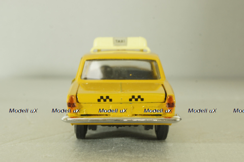 Газ-24 Волга Такси, желтая, октябрь 2003г., Агат 1:43