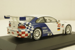 BMW M3 GTR V8 #42, JJ Lehto/J.Muller ALMS 2001, GTM006, IXO 1:43