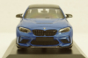 BMW M2 CS 2020 Blue with Black Wheels, 410021026, Minichamps 1:43