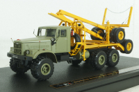 Краз-255Л с прицепом-роспуском ТМЗ-803, лесовоз, , TruckTyr 1:43