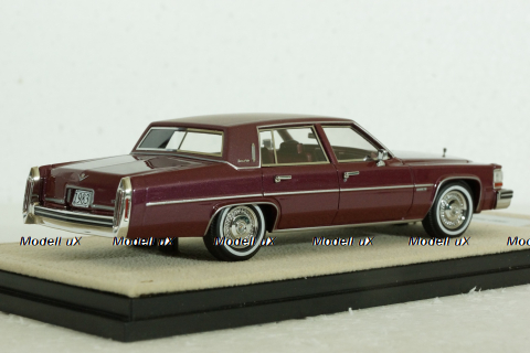 Cadillac Sedan de Ville (1983), carmine red, STM83503, Stamp Models 1:43