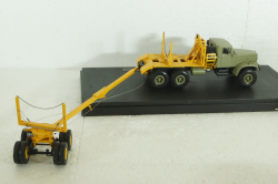 Краз-255Л с прицепом-роспуском ТМЗ-803, лесовоз, , TruckTyr 1:43
