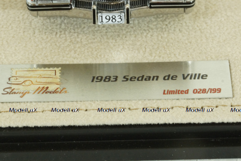 Cadillac Sedan de Ville (1983), carmine red, STM83503, Stamp Models 1:43