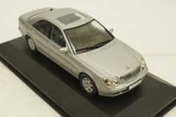 Mercedes S500 W220, silver, 1998, Altaya 1:43