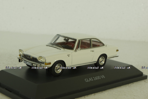 BMW Glas 2600 V8, white, 450913300, Schuco 1:43