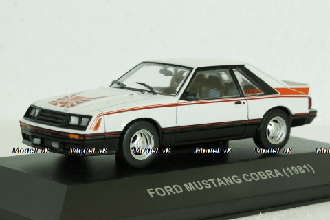 Ford Mustang Cobra 1981, Ford Mustang Collection №19 1:43