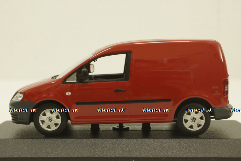 Volkswagen Caddy Van, red, 2003, Minichamps 1:43