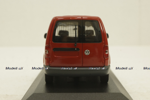 Volkswagen Caddy Van, red, 2003, Minichamps 1:43