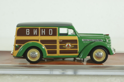Москвич-400-420 фургон "Вино", зеленый, TruckTyr 1:43
