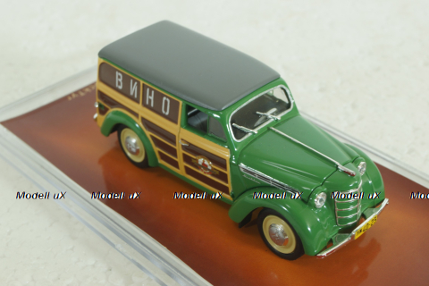 Москвич-400-420 фургон "Вино", зеленый, TruckTyr 1:43