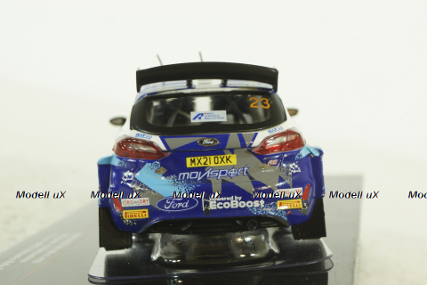 Ford Fiesta R5 MkII, No.23, MoviSport, WRC2, Rally Acropolis, N.Gryazin/K.Aleksandrov 2021, RAM815, IXO 1:43