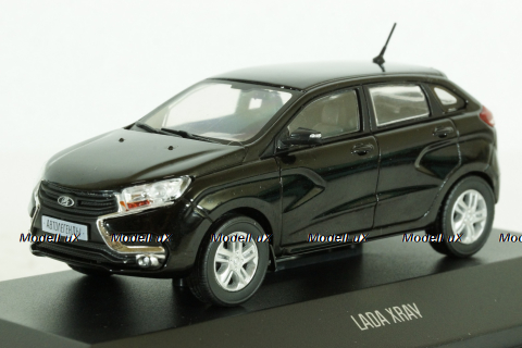 Ваз-21129 Lada Xray, черный, Автолегенды 1:43