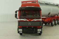 Mercedes 1748 S тягач с циcтерной-контейнером, NZG 1:43