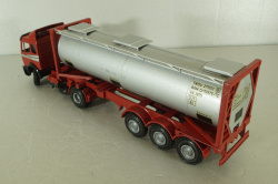 Mercedes 1748 S тягач с циcтерной-контейнером, NZG 1:43