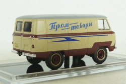 Уаз-450 Промтовары, бежевый/бордовый, TruckTyr 1:43