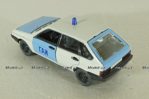 Ваз-2109 ГАИ, короткое крыло, Тантал/Радон 1:43