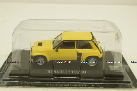 Renault 5 Turbo, yellow, Del Prado 1:43
