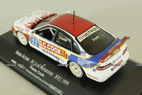 Honda Accord DC Motorsport BTCC 1999, P.Cook, XTC99018, Onyx 1:43