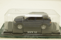 BMW X5, E53, blue, Del Prado 1:43
