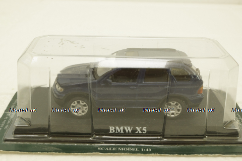 BMW X5, E53, blue, Del Prado 1:43