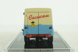 Газ-69 фургон Сосиски, бежево/голобуй, TruckTyr 1:43