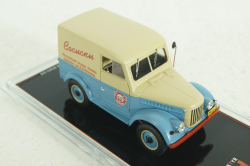 Газ-69 фургон Сосиски, бежево/голобуй, TruckTyr 1:43