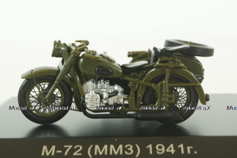 М-72 (ММЗ) 1941г., Мотоцикл, 307201, DiP Models 1:43