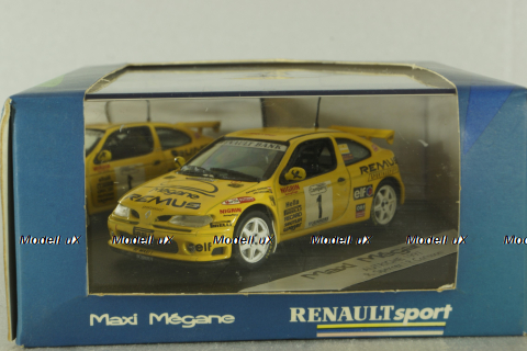 Renault Megane #1 R.Sperrer - R.Carlsson 1997, yellow, 7711149031, Vitesse  1:43