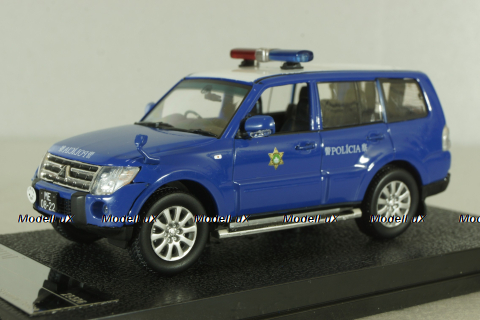 Mitsubishi Pajero Macau Public Security Police 2007, blue, 29326, Vitesse 1:43