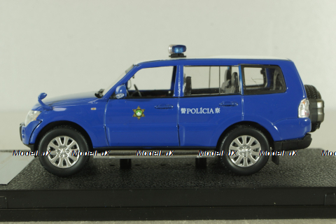 Mitsubishi Pajero Macau Public Security Police 2007, blue, 29326, Vitesse 1:43