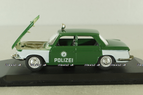 BMW 2000 Polizei 1967, gren/white, 1339, Eligor 1:43